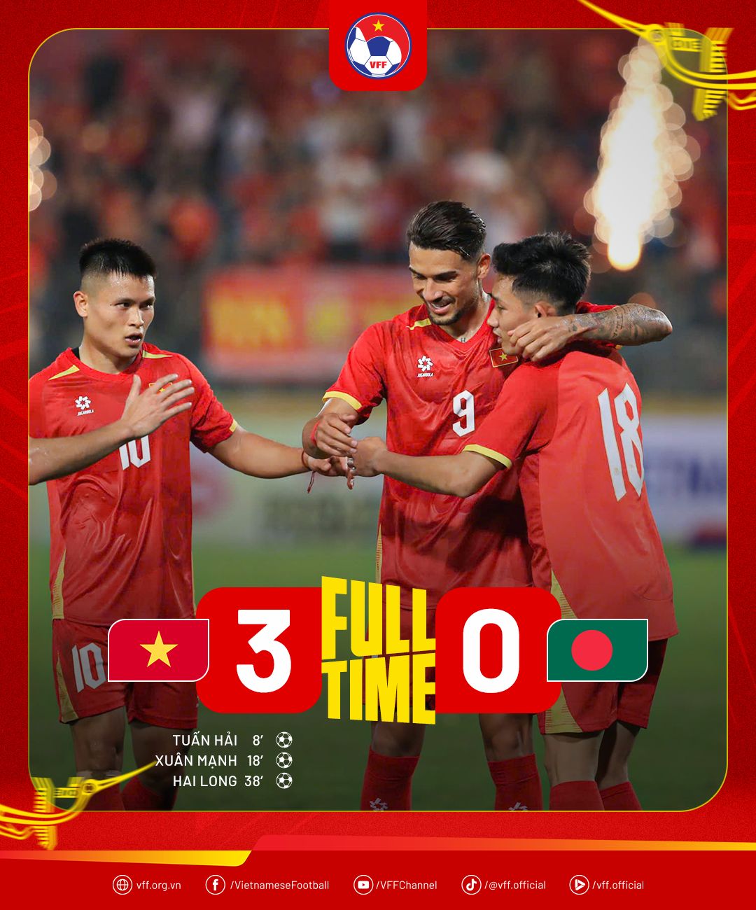 HLV Kim Sang-sik và bài toán nhân sự: Hoàng Hên tạo dấu ấn sau chiến thắng Bangladesh